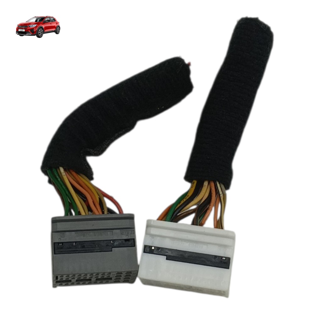 Par Plug Conector Tela Multimídia Kia Stonic 2022 2023 2024 1