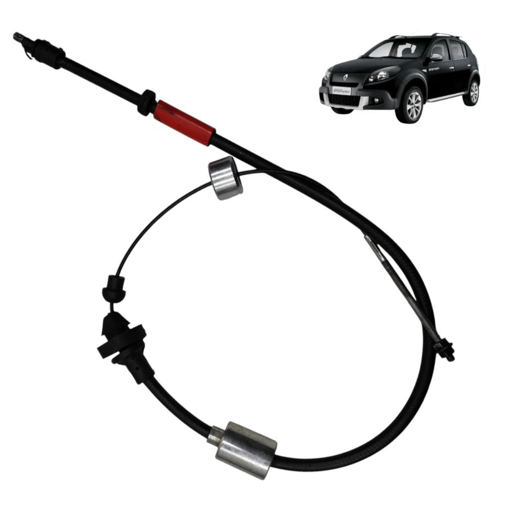 Cabo embreagem Renault Sandero 1.6 2014 2013 2012 2011 2010