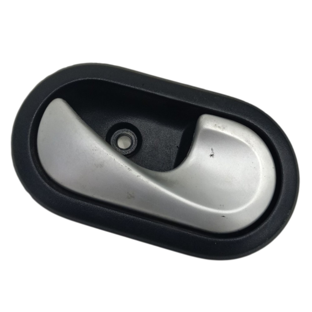 Maçaneta Interna Direito Renault Logan Sandero 2012 11 Preto/prata Dianteira/traseira