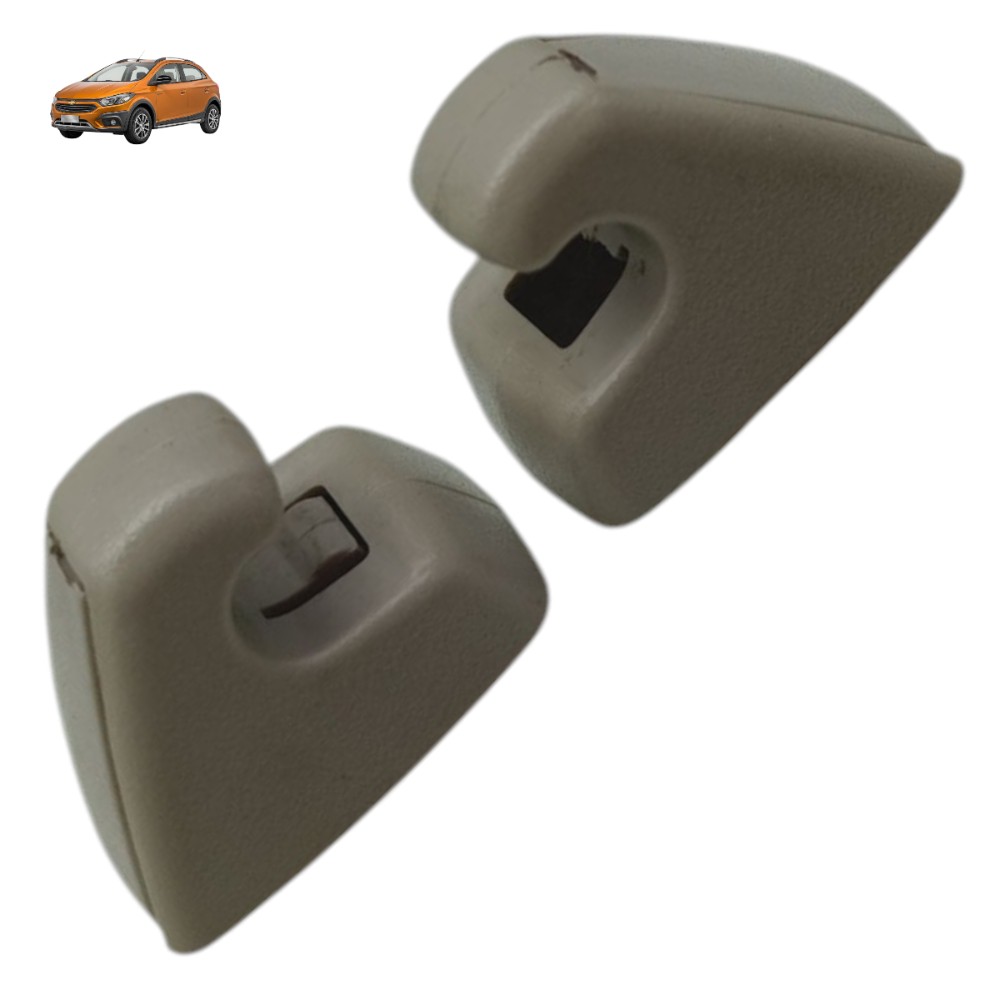 Par Suporte Fixação Quebra Sol Gm Onix Prisma 2013 Á 2019 1