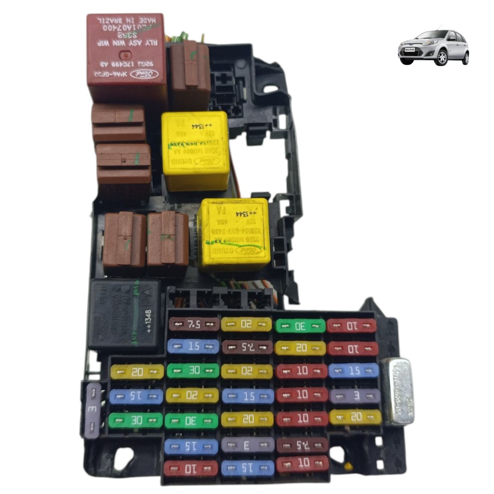 Caixa Fusível Interna Ford Fiesta 1.6 Zetec Rocam 2013 2014 1