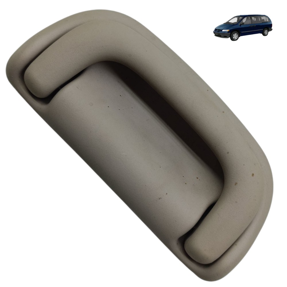 Alça Teto Pqp Simples Chrysler Grand Caravan 1998 1999 2000 Cinza 1