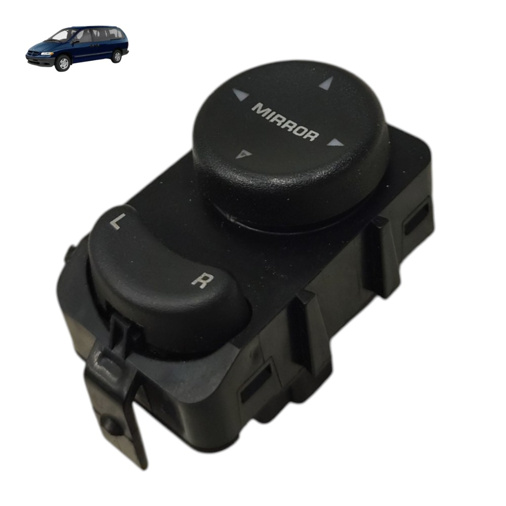 Botão Comando Retrovisor Chrysler Caravan 2001 2000 1999 1