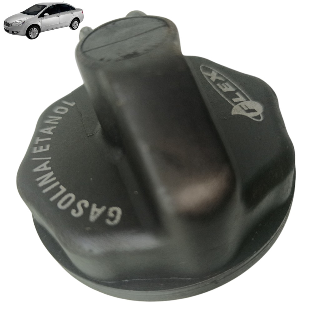 Tampa Gargalo Tanque Fiat Linea 2009 2010 2011 2012 2013 Preto 2011 1