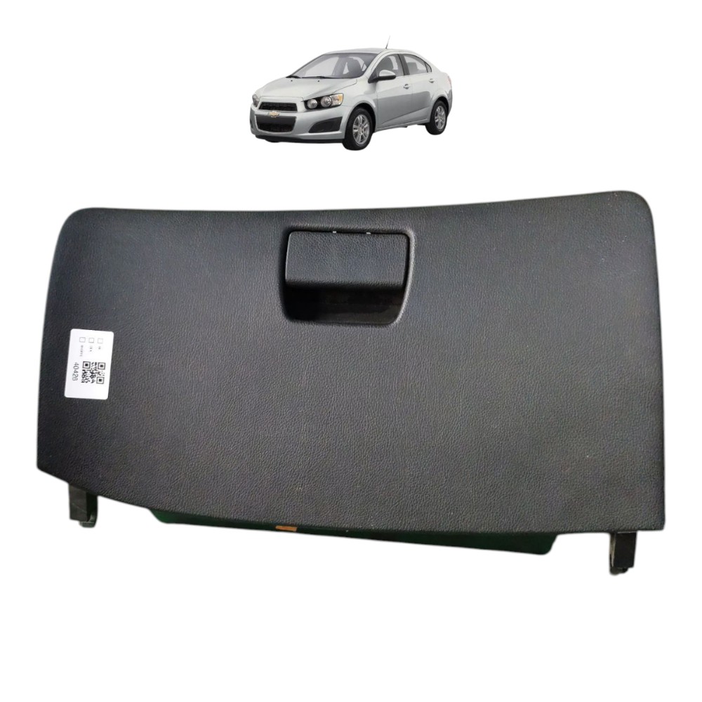 Tampa Porta Luvas Gm Sonic 2011 2012 2013 2014 Cor Preto 1