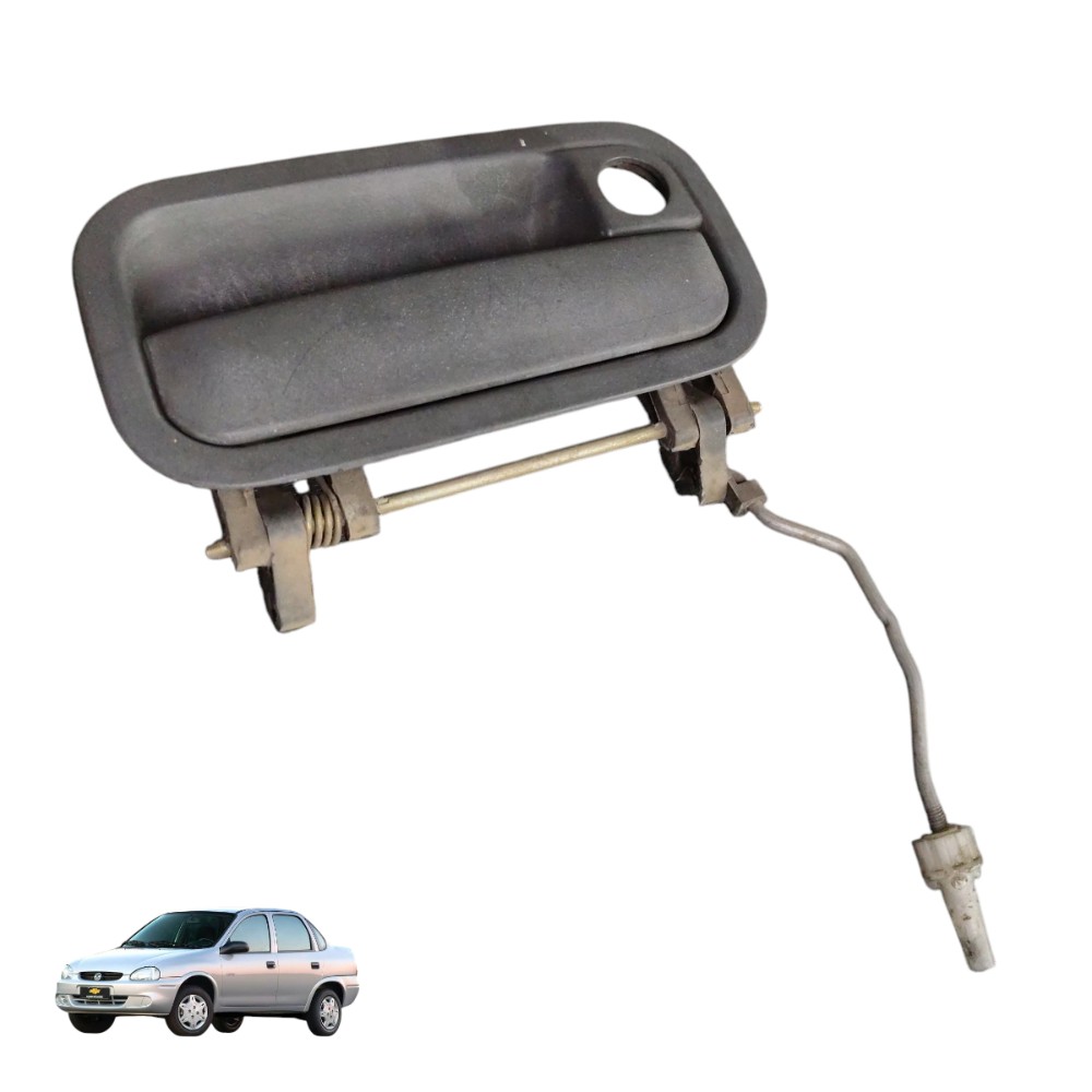 Maçaneta Externa Dianteira Direita Gm Corsa Classic 2008 07 Preto 1