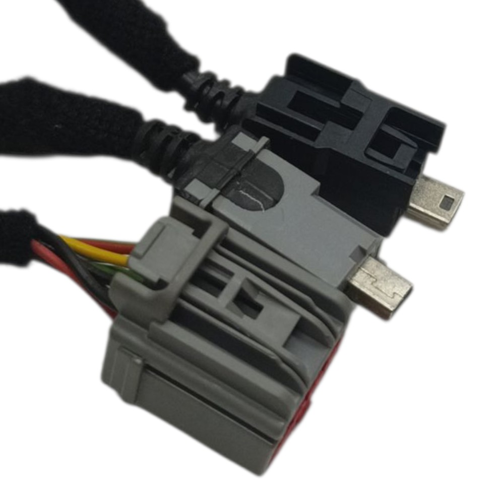 Jogo Plug Conector Entrada Usb Auxiliar Fiat Toro 2019 2020 4