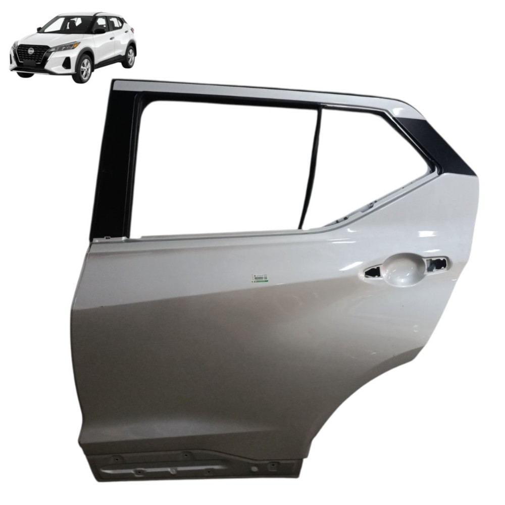 Porta Traseira Direita Nissan Kicks 2024 2023 2022 2021 Traseira Direito Prata