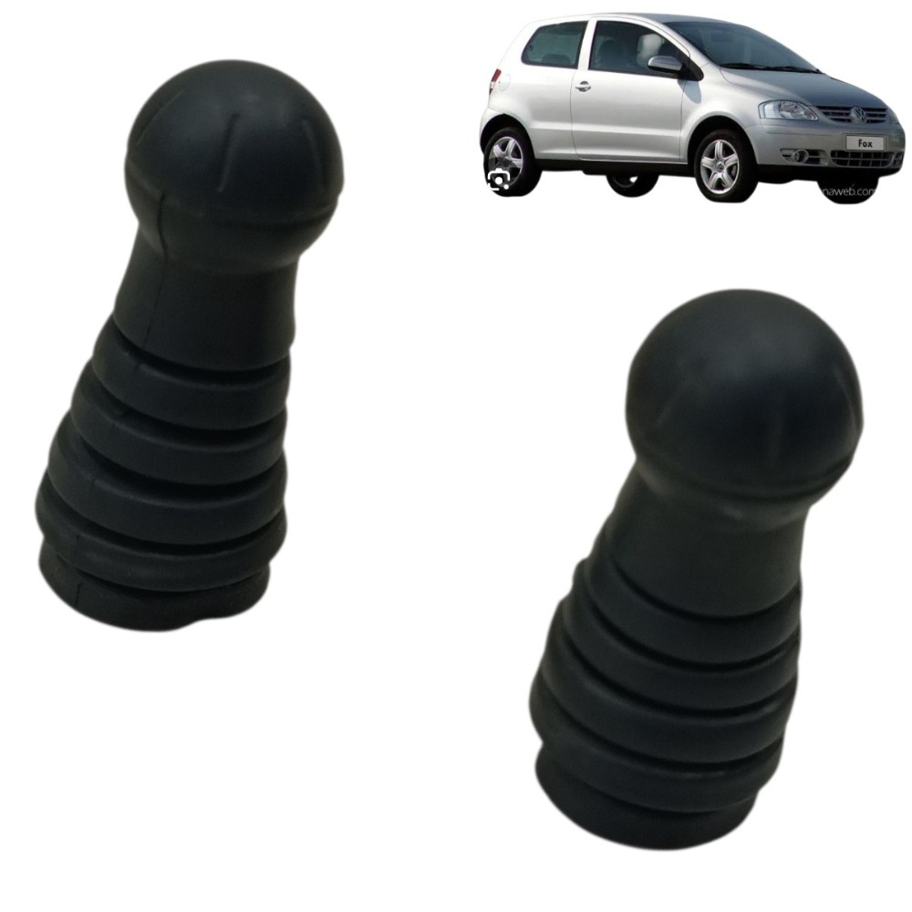 Par coifa regulagem retrovisor manual vw fox 2003 até 2008