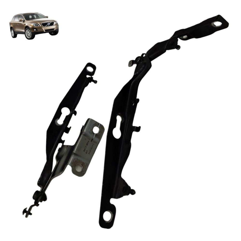 Par dobradiça capô Volvo XC60 2009 2010 2011 2012 1
