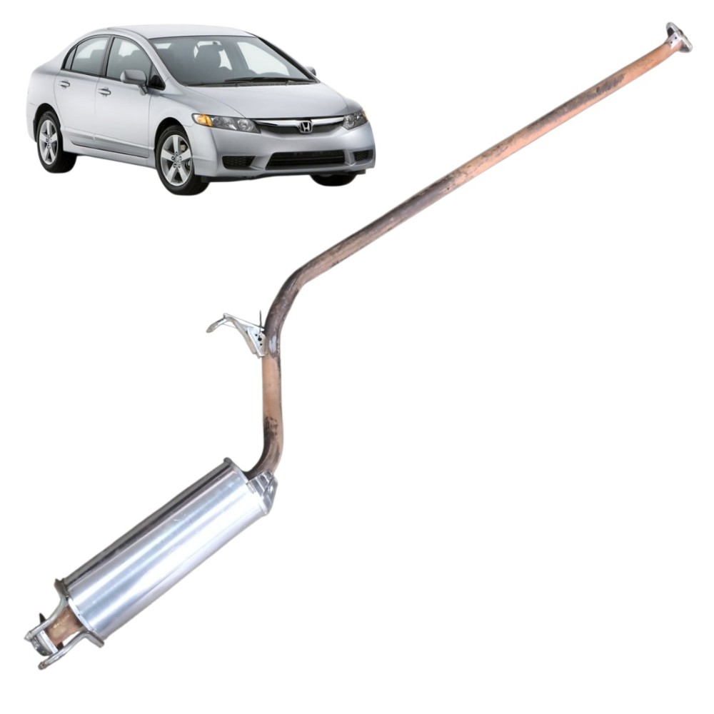 Intermediário escapamento Honda Civic G8 2007 2008 2009 2010