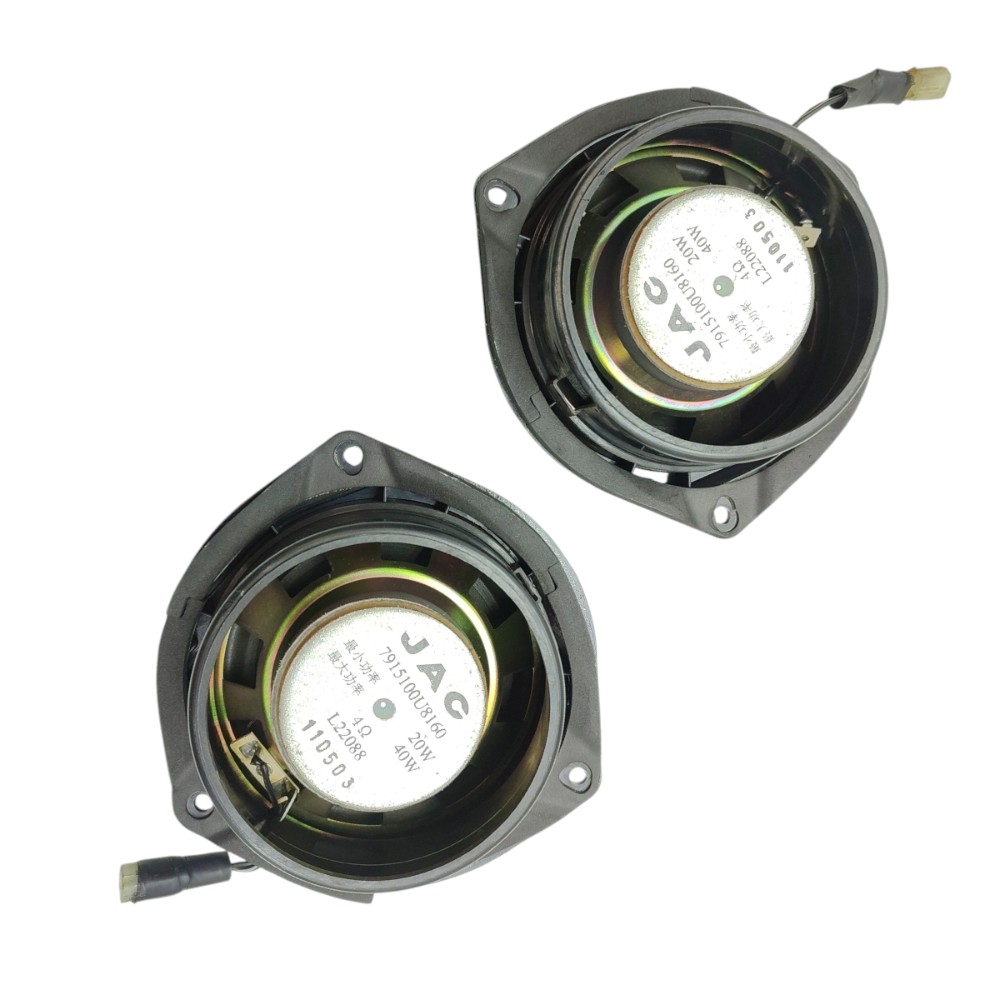 Par Alto Falante Porta Jac J3 2011 2012 2013 2014 2015 2016 Preto 2