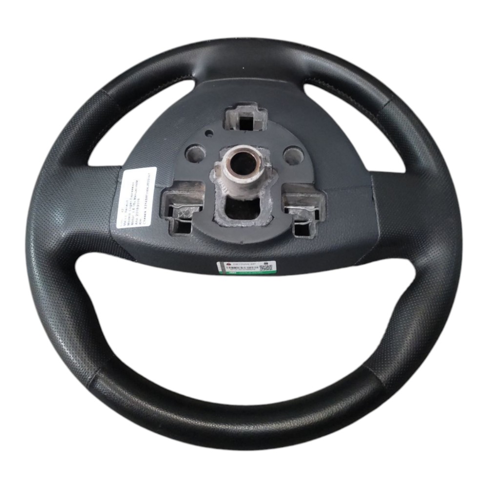 Volante Direção Renault Logan Sandero 2016 2017 2018 2019 Preto 4