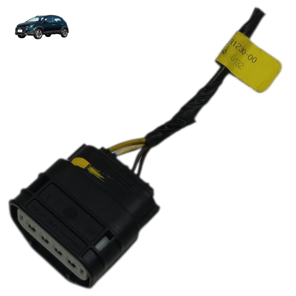 Plug conector fechadura dianteira direita Hyundai HB20 2020