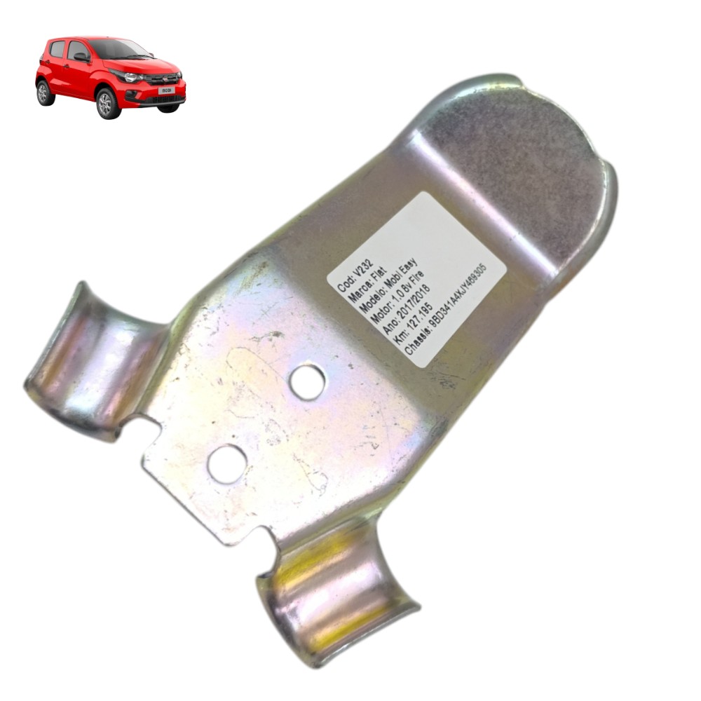 Suporte Cabos Freio Mão Fiat Mobi 2017 2018 2019 2020 2021 1