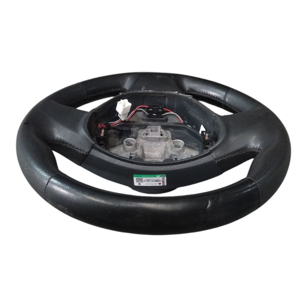 Volante Direção Renault Logan Sandero 2016 2017 2018 2019 Preto 2