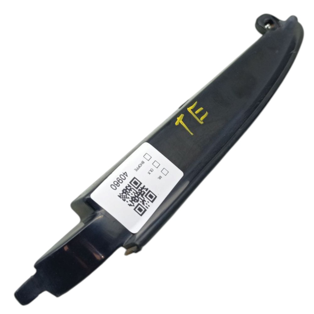 Moldura Porta Traseira Esquerda Chrysler Grand Caravan 2000 Preto 2