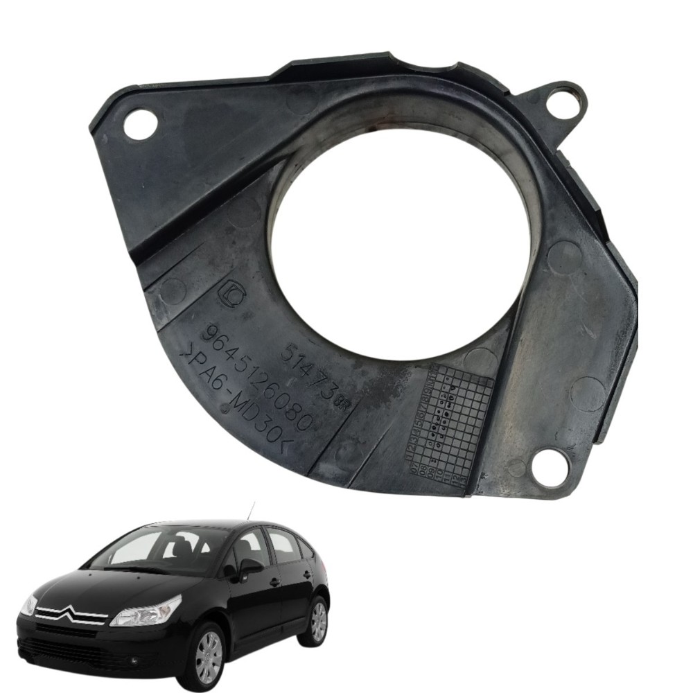 Capa Correia Dentada Citroen C4 1.6 16v 2010 2011 2012 2013 Preto