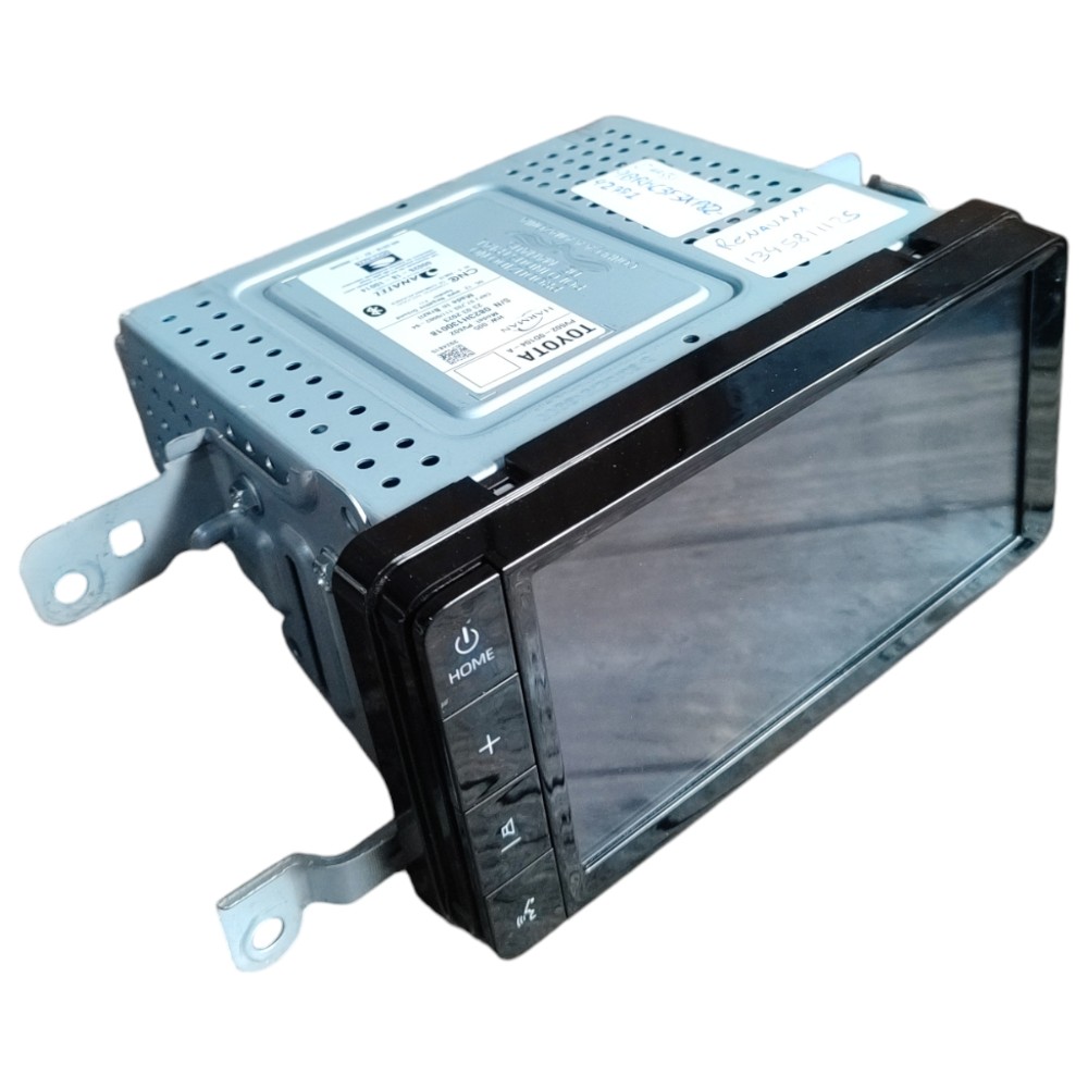 Radio Som Multimídia Original Toyota Yaris 2024 2023 2022 21 Preto 3