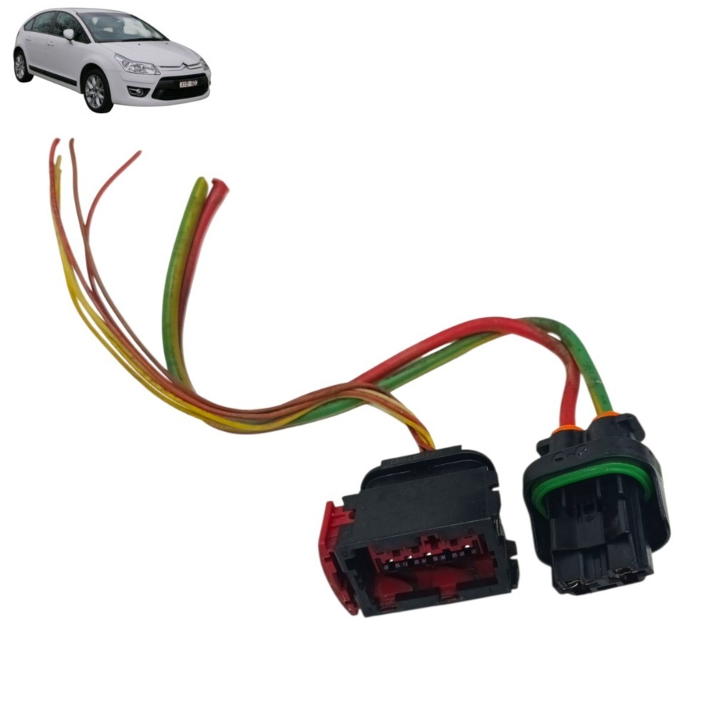 Par Plug Conector Bomba Eletro Hidráulica Citroen C4 2010 11