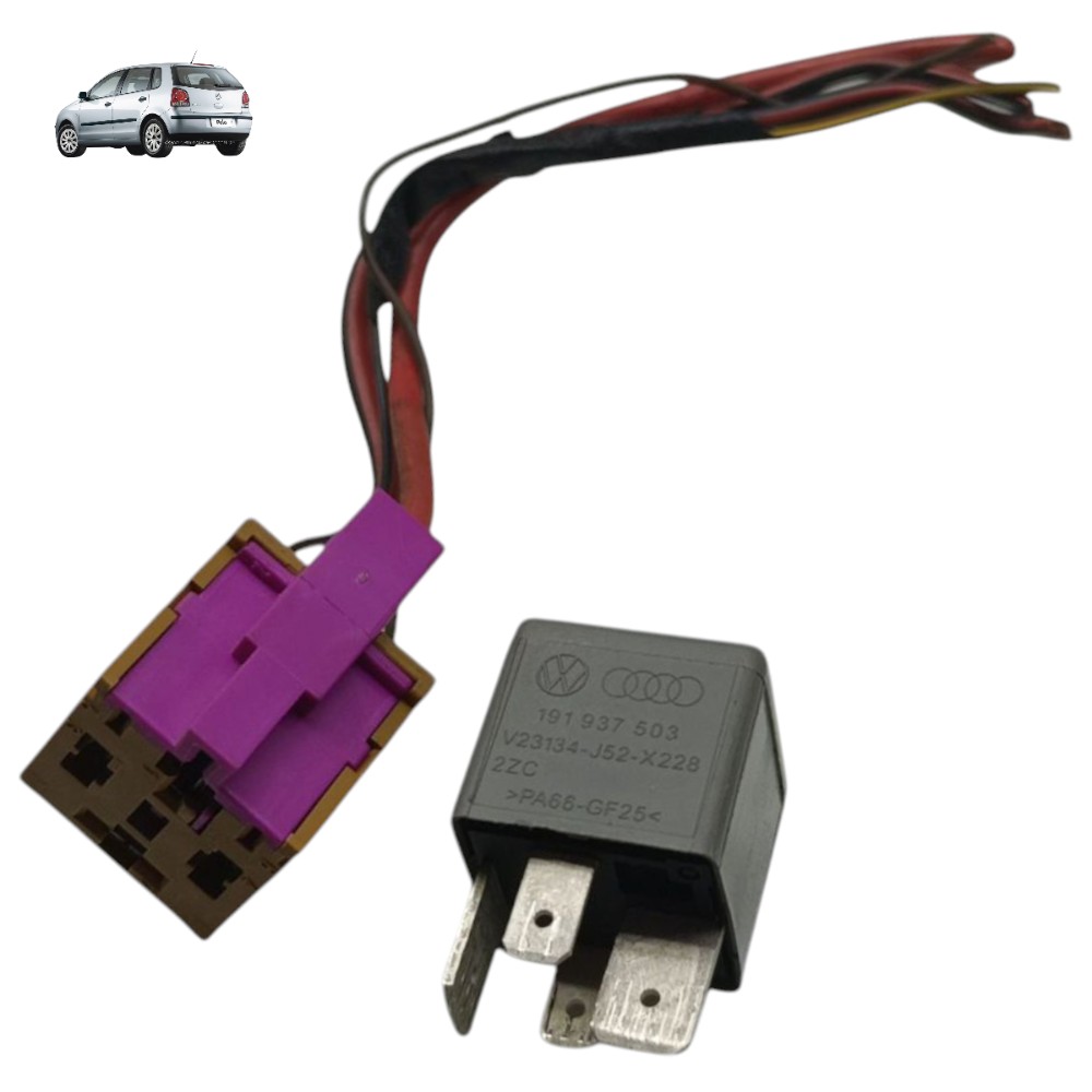 Conector Relé Auxiliar Multifuncional Vw Polo Fox Voyage Gol 1