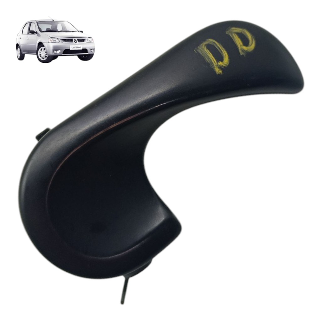 Maçaneta Interna Direita Renault Logan 2008 2009 2010 2011 Preto Dianteira 1