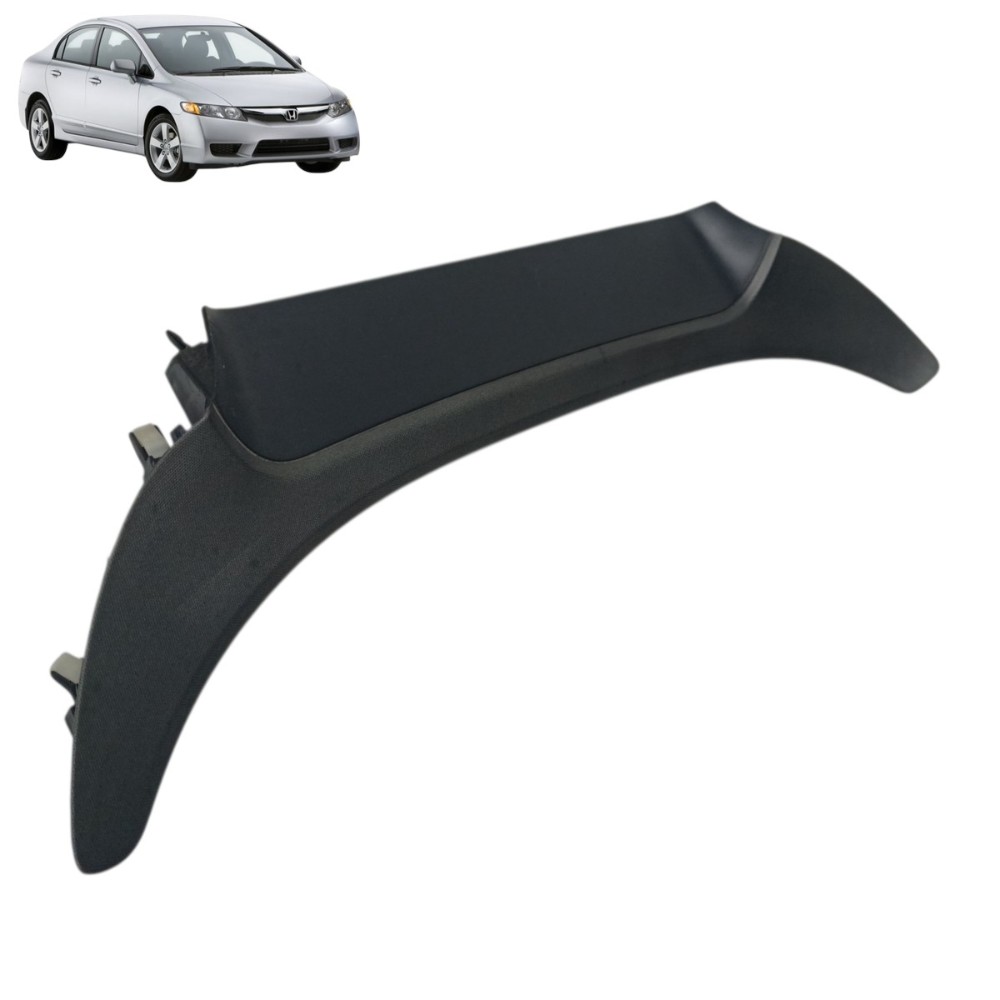 Acabamento Painel Instrumentos Superior Honda Civic G8 2007 Preto Moldado