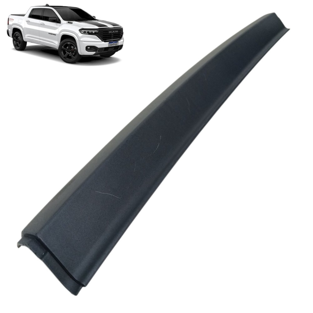 Acabamento Superior Vidro Caçamba Ram Rampage 2026 2025 2024 Preto