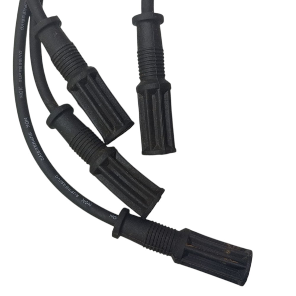 Jogo Cabo Vela Fiat Uno 1.0 Fire 2008 2009 2010 2011 Usado Preto 3