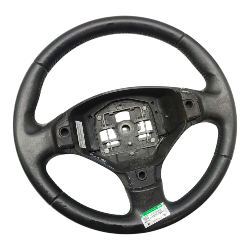 Volante Direção Peugeot 308 2011 2012 2013 2014 Com Desgaste Preto 2