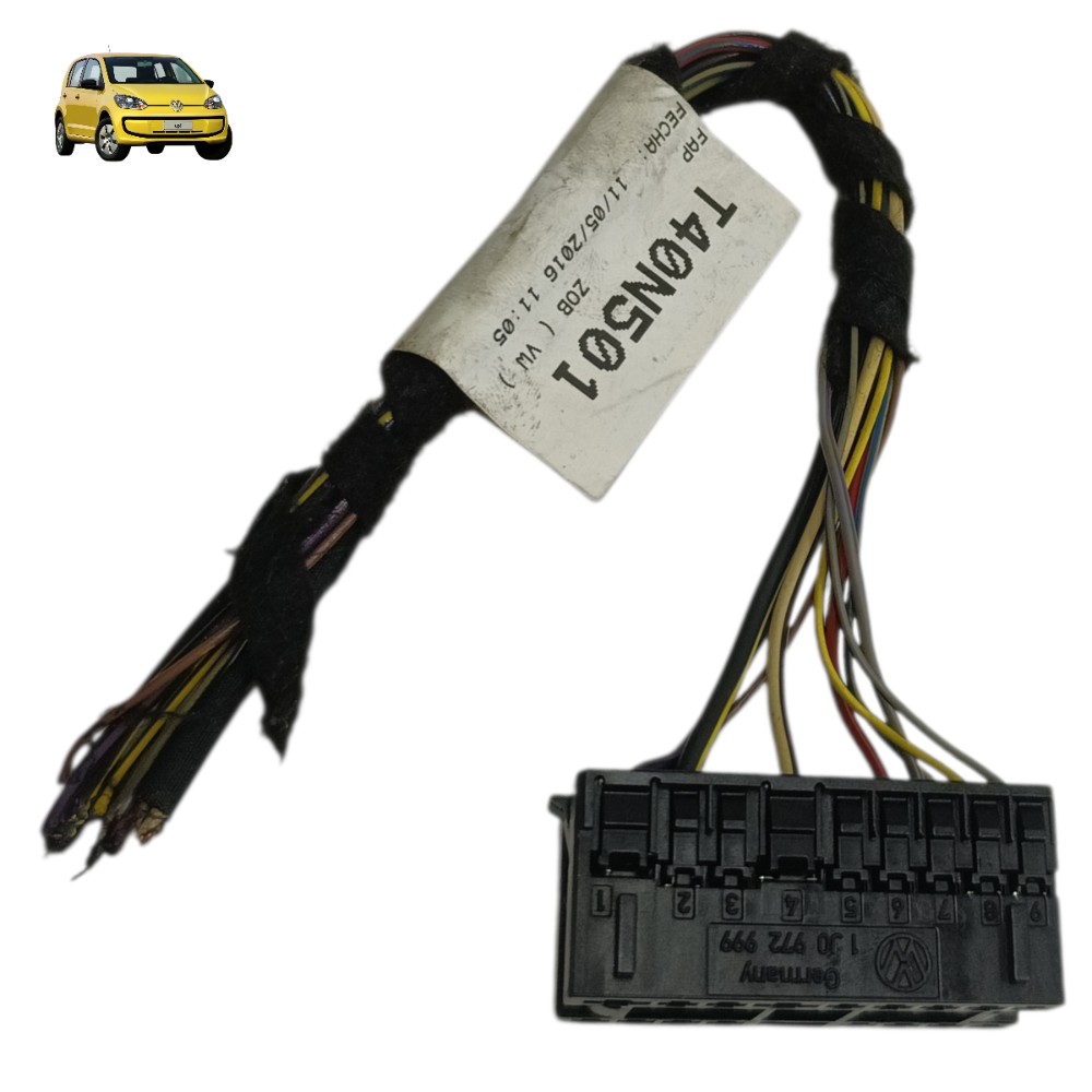 Plug conector chave comando farol VW up 2015 2016 2017 2018 1