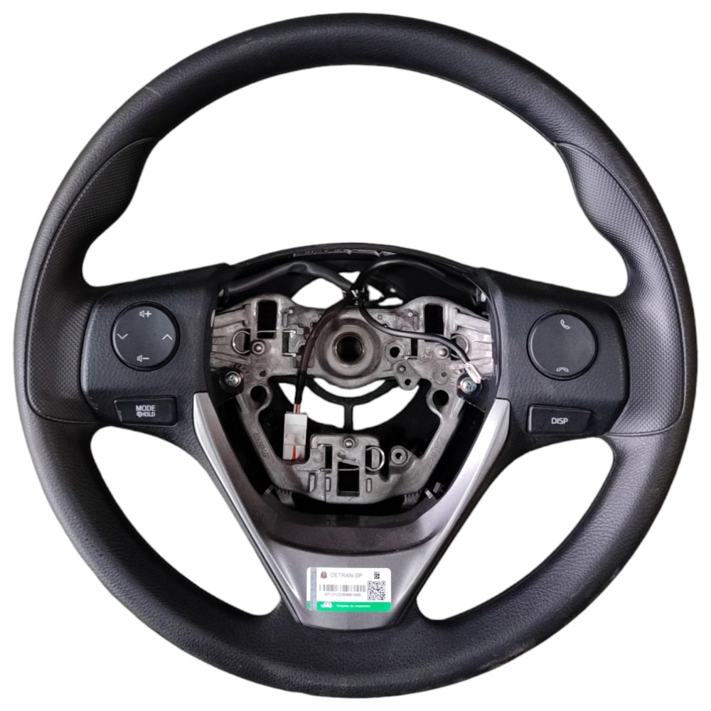 Volante Direção Toyota Yaris 2024 2023 2022 2021 Zerado Preto
