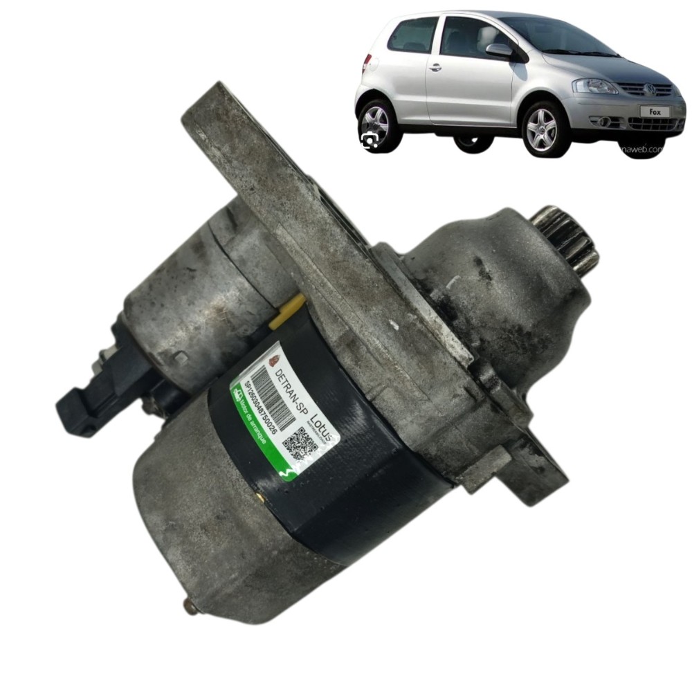 Motor Arranque Partida Vw Fox 1.0 2003 Até 2008