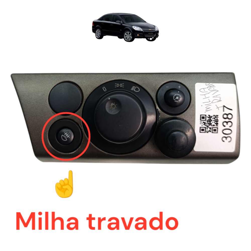 Botão Interruptor Chave Farol Milha Gm Vectra 2007 2008 2009 1