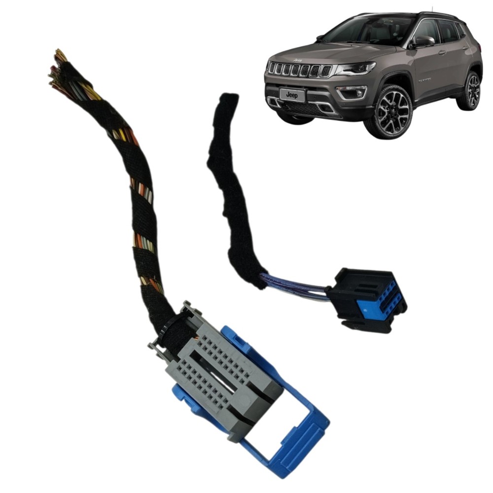 Par plug conector módulo ar condicionado jeep compass 2020