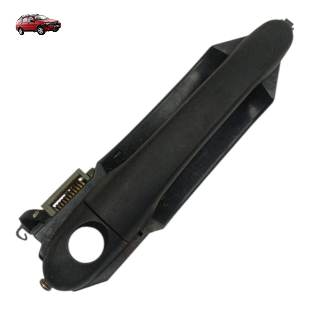 Maçaneta Externa Dianteira Direita Fiat Palio 2005 2006 2007 Preto Dianteira 1