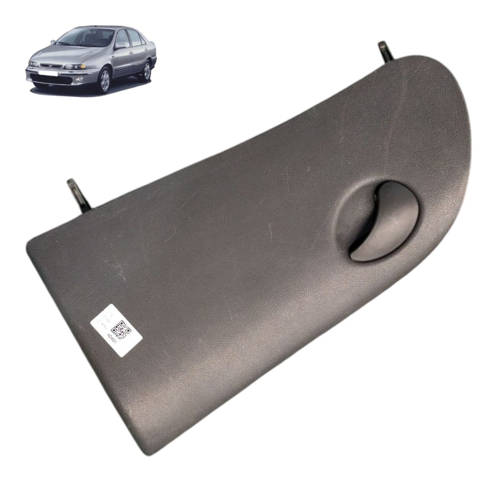Tampa Porta Luvas Fiat Marea 2000 2001 2002 2003 Cinza Escur 1
