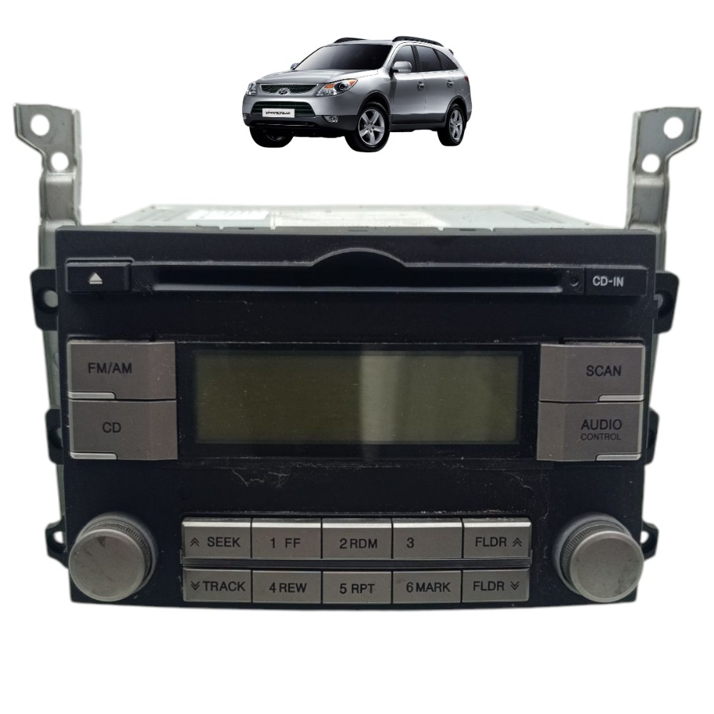 Rádio CD player Hyundai VeraCruz 2007 2008 2009 2010 2011 12 1