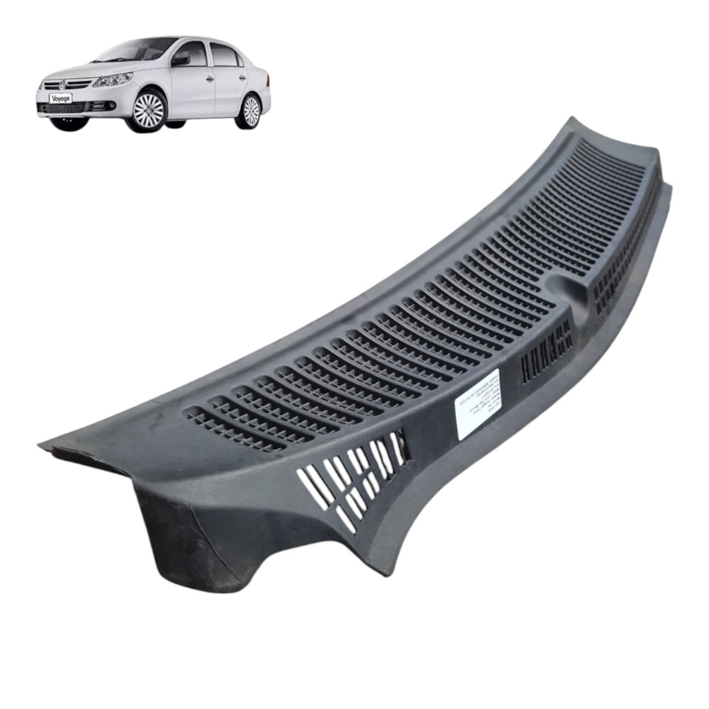 Grade Churrasqueira Lado Direito Vw Voyage Gol Saveiro G5 Preto Plástico 1