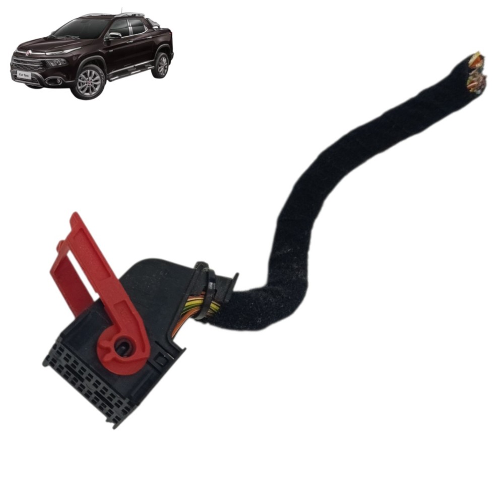 Plug conector comando ar condicionado fiat toro 2021 2020 19