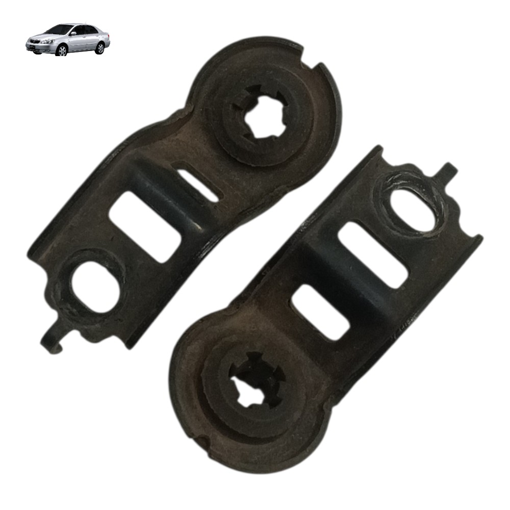 Par Suporte Coxim Radiador Toyota Corolla 1.8 2003 2004 05 1