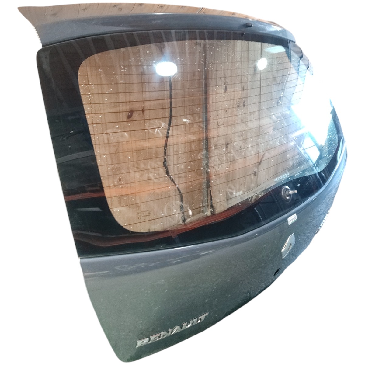 Tampa Traseira Renault Sandero 2008 2009 2010 2011 Detalhe Cinza-escuro 2