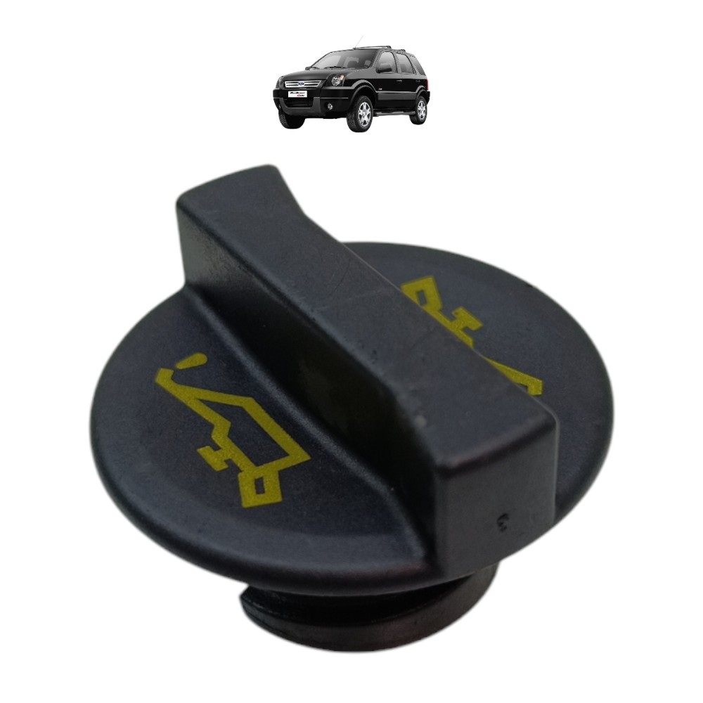 Tampa Oleo Motor Ford Ecosport 2.0 16v 2007 2006 2005 2004  Preto 1