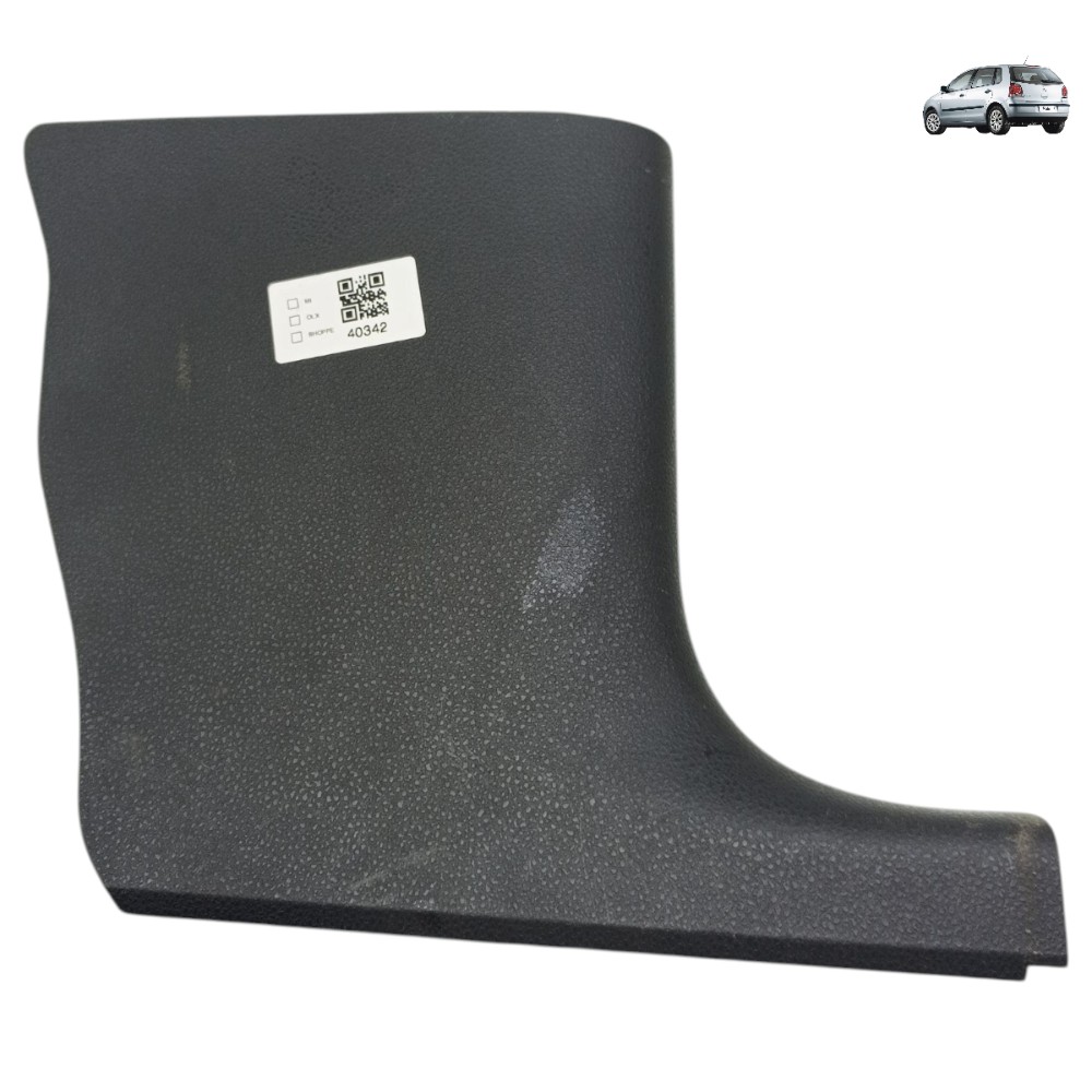 Soleira Porta Dianteira Direita Vw Polo 2007 2008 2009 2010 Preto 1