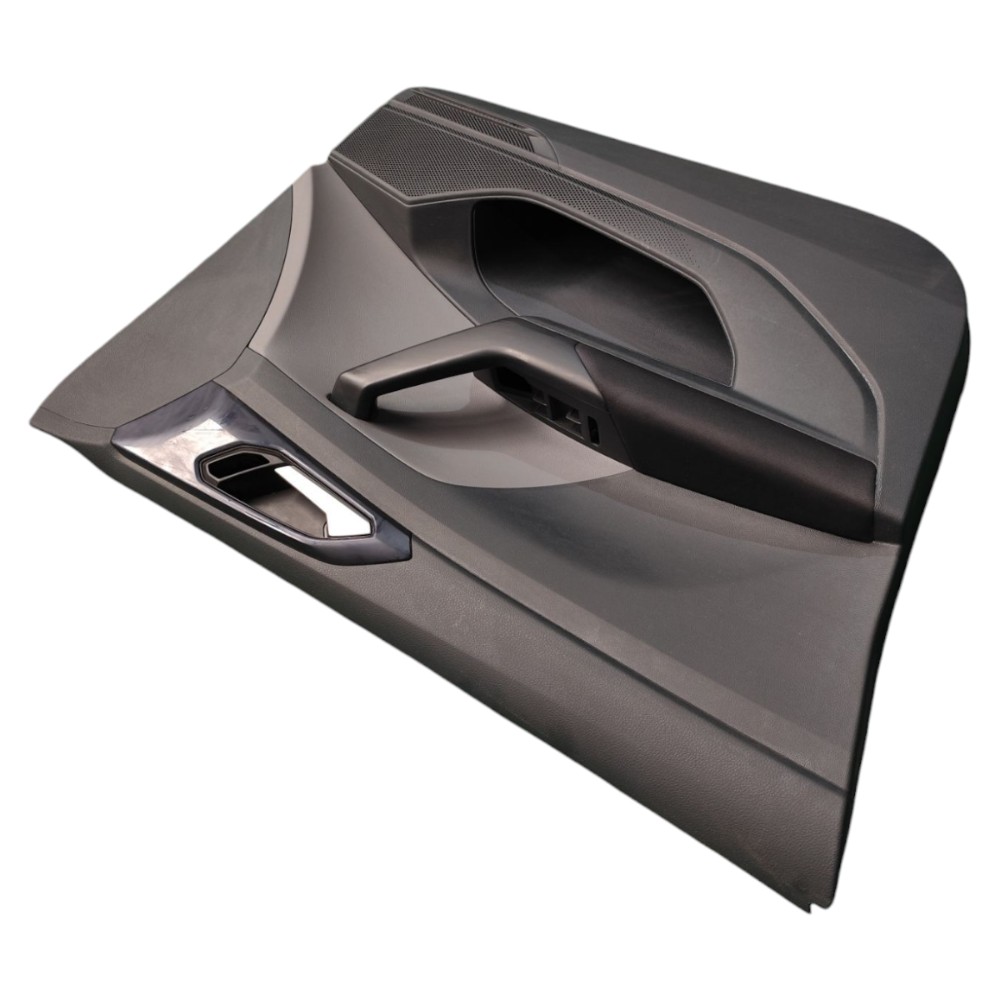 Forro Porta Dianteira Esquerda Vw Tcross 2022 Detalhe Azul Preto 3