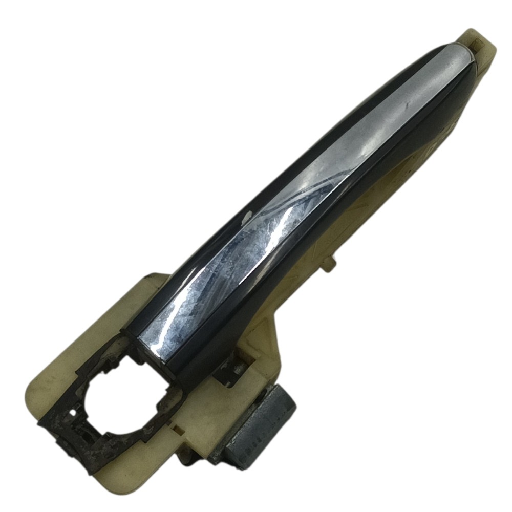 Maçaneta Externa Dianteira Esquerda Hyundai Azera 2007 2008 Preto E Cromado Dianteira 2