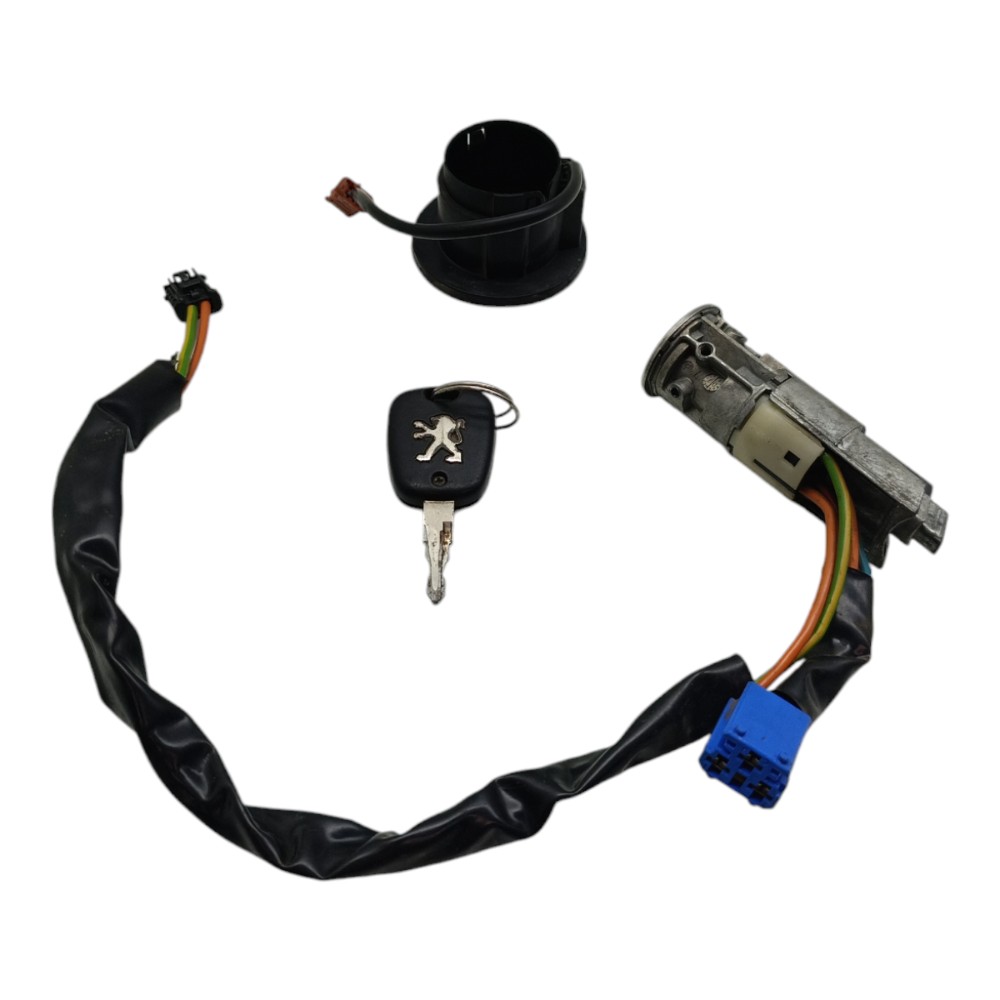 Cilindro Ignição Chave Antena Peugeot 206 1.4 Flex 2007 2008 3
