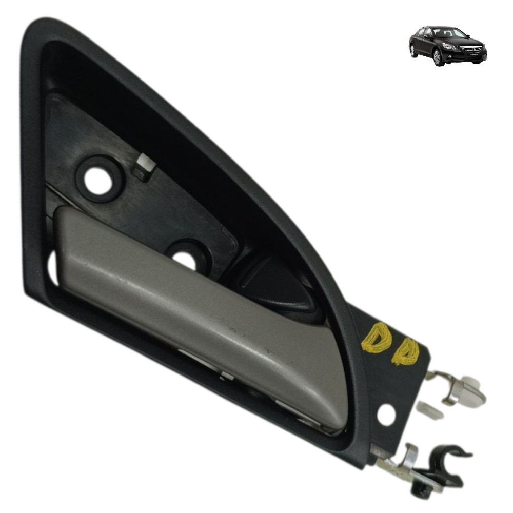 Maçaneta Interna Dianteira Direita Honda Accord 2008 A 2012 – Preto E Prata – Dianteira 1