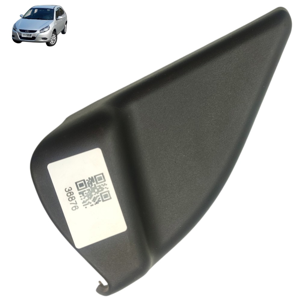 Acabamento Interno Retrovisor Esquerdo Jac J3 2011 2012 2013 Preto 2