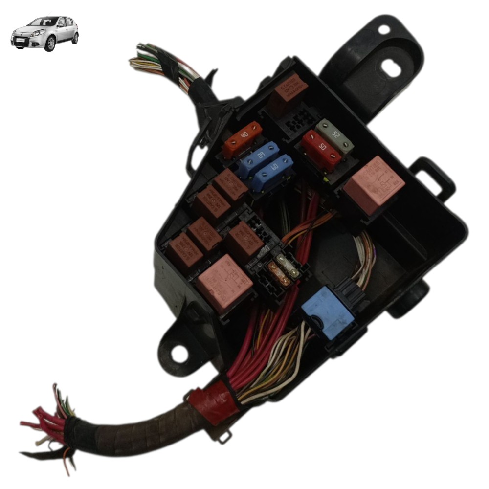 Caixa fusível externa Renault Sandero 1.6 8v 2012 2013 2014